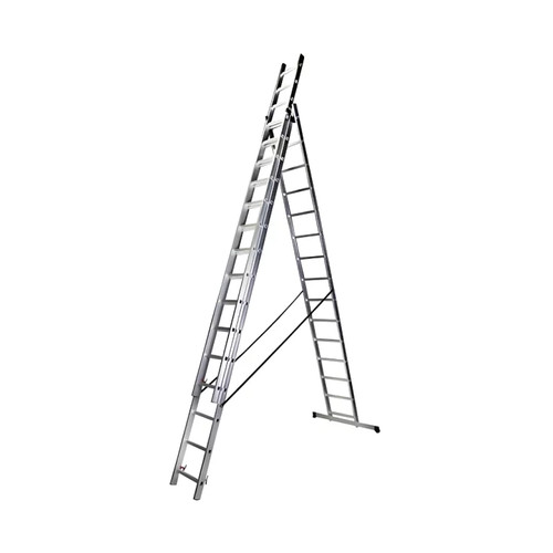 Aluminium mehrzweckleiter - aluminium, –