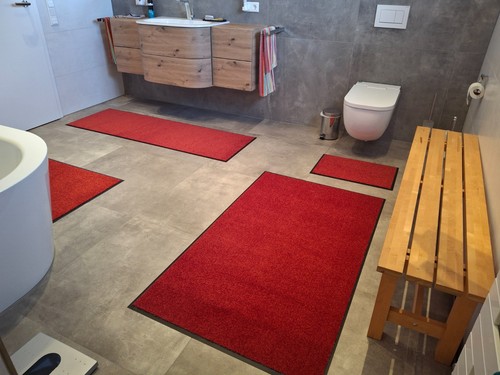 Badematte flach rutschfest - –,