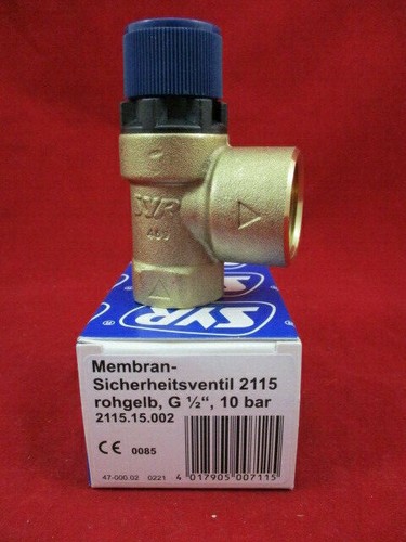 Syr membran sicherheitsventil - syr, membran-sicherheitsventil